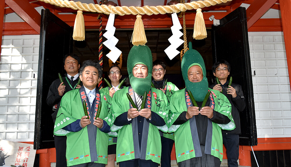 合格祈願祈祷式の様子